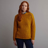 Women's Traditional Donegal Tweed Sweater - Yellow