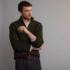Men's Donegal Tweed Half Zip Sweater - Graphite