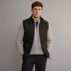 Men's Traditional Tweed Gilet - Forest Moss