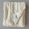 Super Soft Merino Aran Cable Blanket - Classic Aran