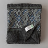 Aran Fair Isle Throw - Charcoal