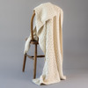 Super Soft Merino Throw - Natural White
