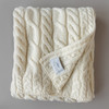 Super Soft Merino Aran Cable Blanket - Classic Aran