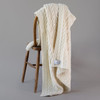 Super Soft Merino Aran Cable Blanket - Classic Aran