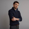 Men's Half Zip Aran Sweater - Blackwatch