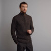 Men's Donegal Tweed Half Zip Sweater - Nephin