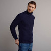Men's Fisherman's Ribbed Sweater - Navy