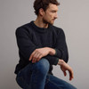 Men's Fisherman's Ribbed Crew Sweater - Blackwatch