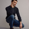 Men's Fisherman's Ribbed Crew Sweater - Blackwatch
