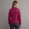 Women's Traditional Donegal Tweed Sweater - Pink, Back Detail
