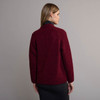 Women's Traditional Donegal Tweed Cardigan - Berry, Back Detail