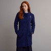 Women's Aran Side Zip Coatigan - Navy