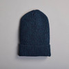 Women's Traditional Donegal Tweed Beanie - Navy