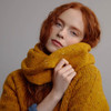 Women's Traditional Donegal Tweed Scarf - Yellow