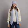 Women's Aran Scarf - Sky Blue