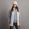 Women's Aran Scarf - Natural White