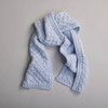 Women's Aran Scarf - Sky Blue