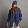 Women's Aran Scarf - Denim