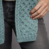 Women's Aran Scarf - Aqua