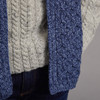Men's Aran Scarf - Denim