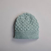 Men's Aran Beanie - Aqua