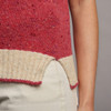 Kilmurvy Sleeveless Vest - Rose, Hem Detail