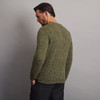 Men's Onaght Crew Neck Sweater - Green, Back Detail