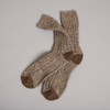 Men's Aran Wool Socks - Oatmeal