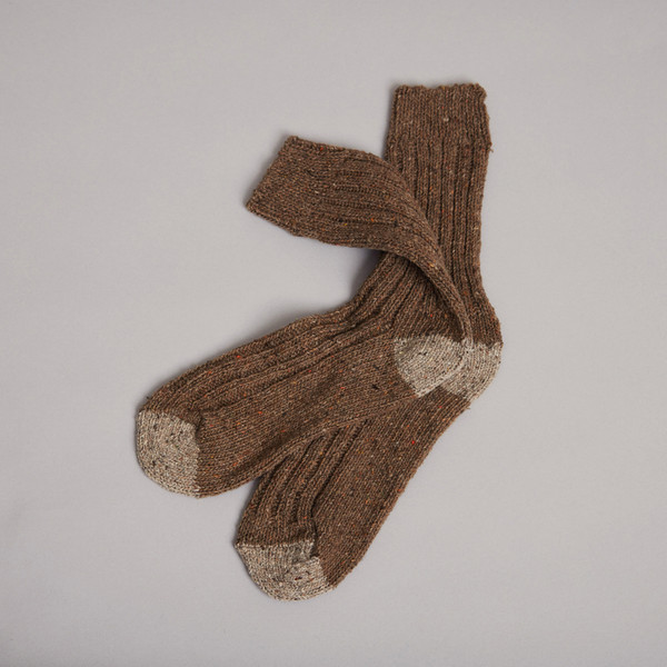 Women's Aran Socks - Camel