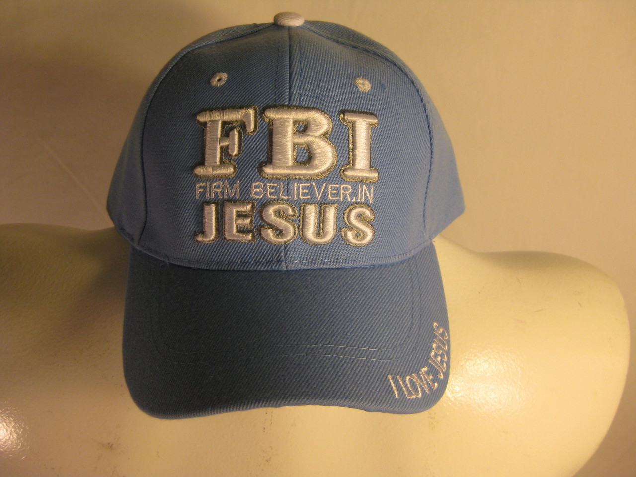 Mens Hat FBI (firm believer in Jesus 