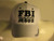 Men's Hat FBI (firm believer in Jesus) White