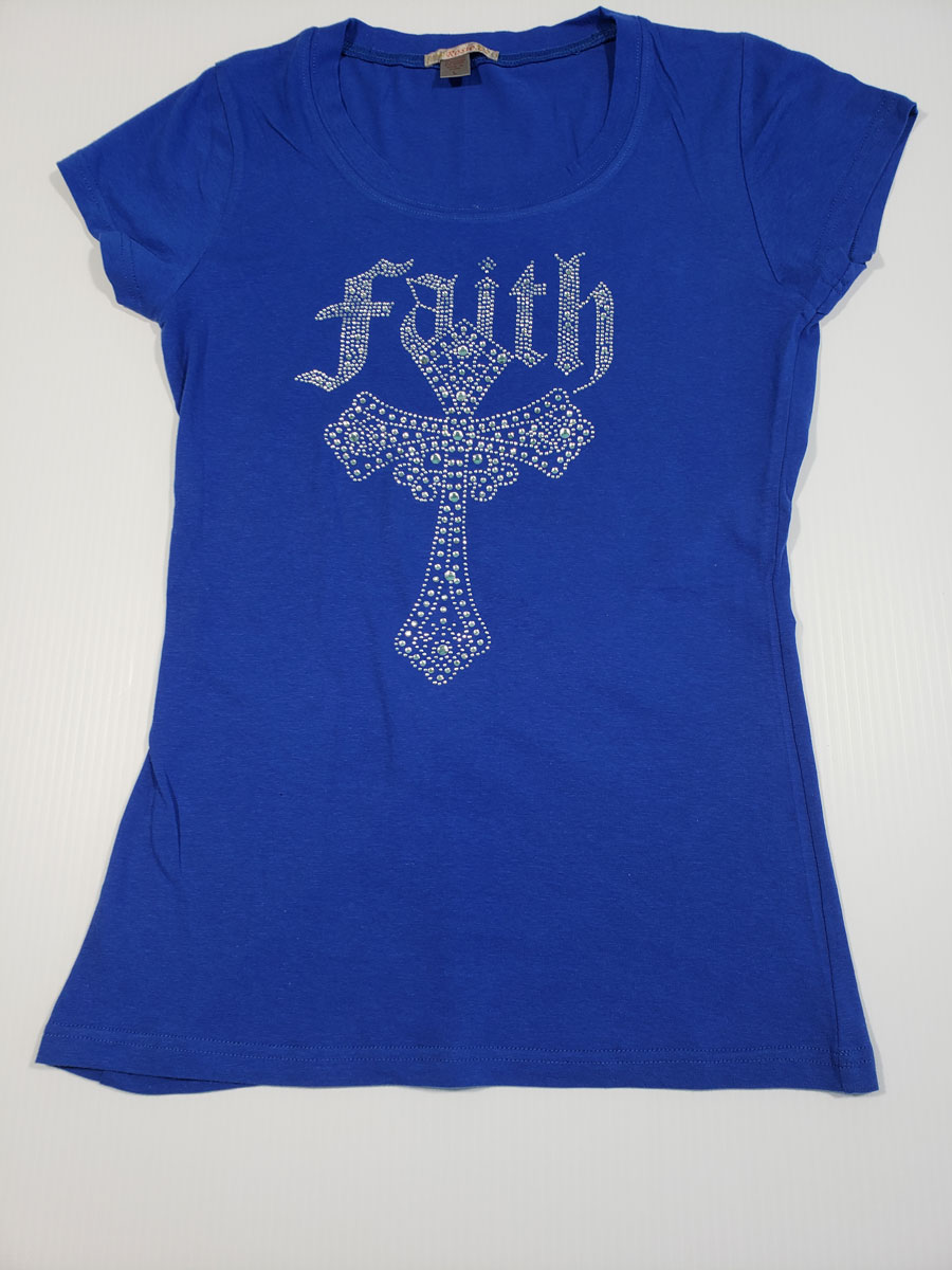 Faith Royal Blue - T-Shirt