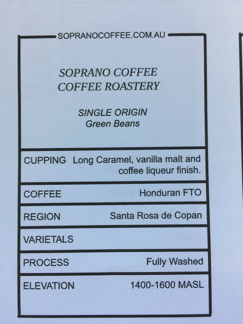 Tasting Notes of Honduran Fairtrade organic coffee beans