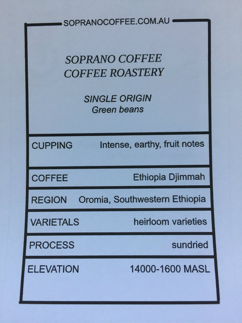 Tasting Notes Of Ethiopian Djimmah Coffee Beans