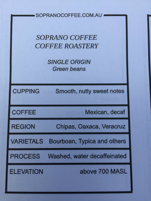 Tasting Notes Of Mexican Decaf Coffee Beans