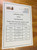 Forte Coffee Beans tasting Sheet.