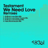 TESTAMENT - WE NEED LOVE (ANTHONY LOUIS MIXES) CD