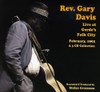 DAVIS,REV GARY - LIVE AT GERDES FOLK CITY 1962 CD