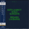 JARRETT,KEITH - SOLO CONCERTS: BREMEN & LAUSANNE CD