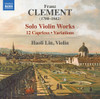 CLEMENT / LIN - SOLO VIOLIN WORKS - 12 CAPRICES VARIATIONS CD