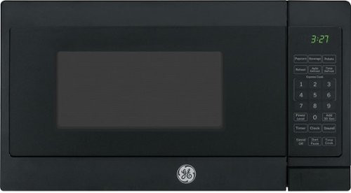 GE - 0.7 Cu. Ft. Spacemaker Countertop Microwave Oven - Black on Black