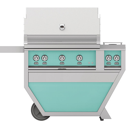 Hestan - Rotisserie Natural Gas Grill - Turqouise