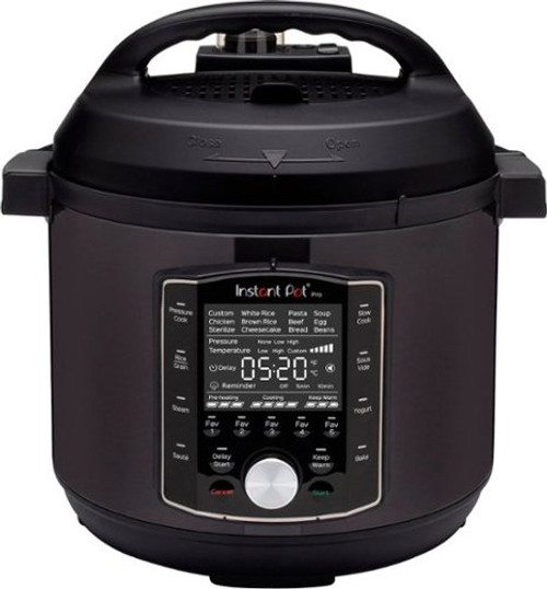 Instant Pot - 6qt Pro Electric Pressure Cooker - Black