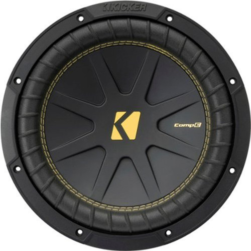 KICKER - CompC 10" Dual-Voice-Coil 4-Ohm Subwoofer - Black