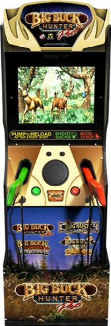 Arcade1Up - Big Buck Hunter Pro Arcade with Riser and Wall Sign - Multi