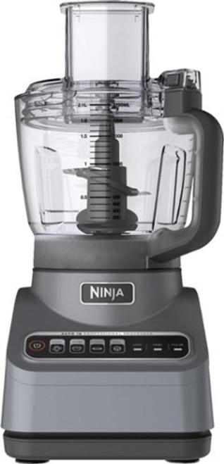 Ninja - Professional Food Processor, 1000 Peak Watts, 9-Cup Capacity, Auto-iQ Preset Programs - Silver