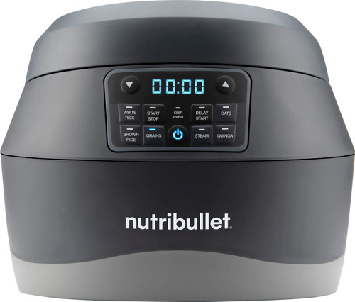 nutribullet EveryGrain Grain and Rice Cooker with Steamer NBG50100 - Gray