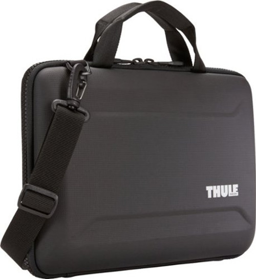 Thule - Gauntlet 4 Attaché Briefcase for 13" MacBook Pro, 14" MacBook Pro, 13" MacBook Air, & 12.3" PCs, Laptops & Chromebooks - Black