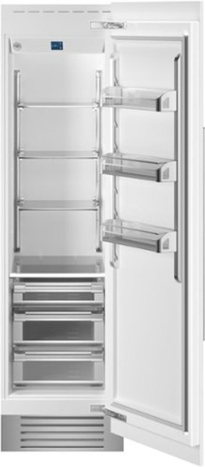 Bertazzoni - 13.0 cu ft Built-in Refrigerator Column with Interior TFT touch & Scroll Interface - Stainless Steel