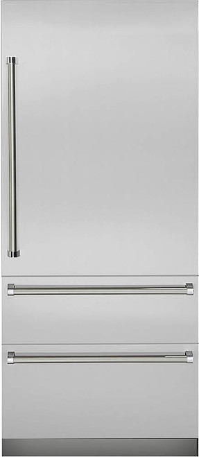 Viking - Professional 7 Series 20 Cu. Ft. Bottom-Freezer Built-In Refrigerator - Stainless Steel